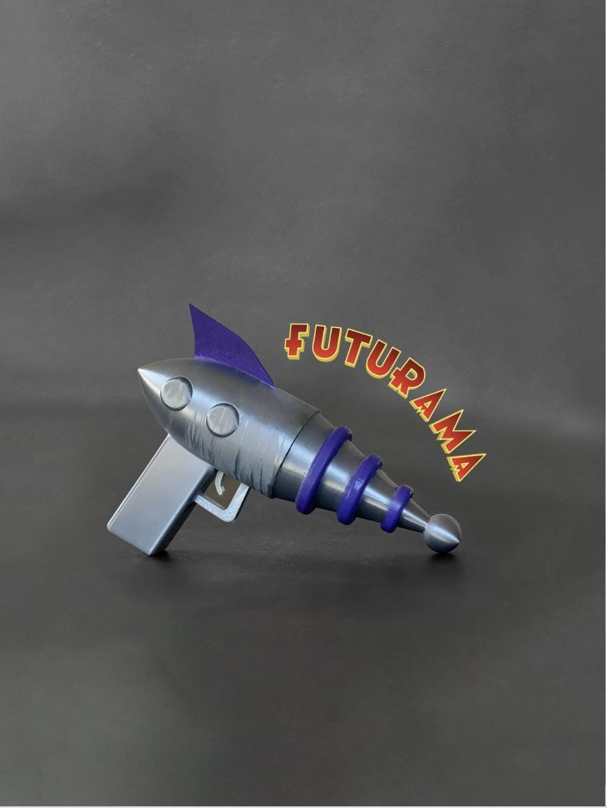 Futurama Ray Gun 3D Print